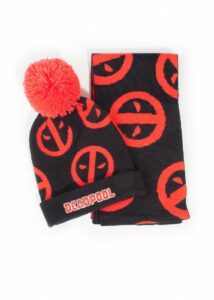 Čepice + Šála - Deadpool - Symbol Difuzed