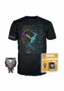 Figurka a tričko Funko POP! Tees: Fortnite - Omega L ADC Blackfire