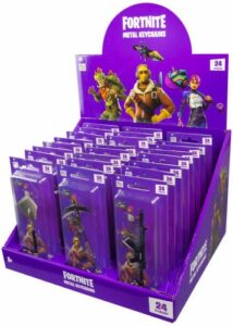 Kovová 3D klíčenka Fortnite 12cm ADC Blackfire