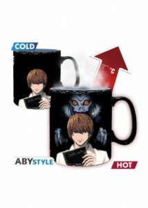 Hrnek teplem měnící barvu Death Note - Kira 460 ml Abysse Corp
