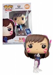 Figurka Funko POP! Games: Overwatch - D.Va (DGLT) (GameStop Exclusive) GameStop