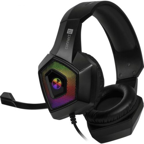 CONNECT IT BATTLE RGB Ed. 3 herní sluchátka černá Connect IT