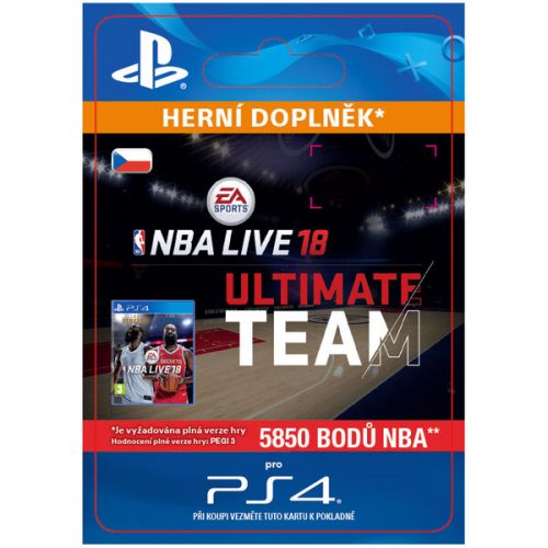 NBA LIVE 18 ULTIMATE TEAM - 5850 NBA POINTS (PS4) EA