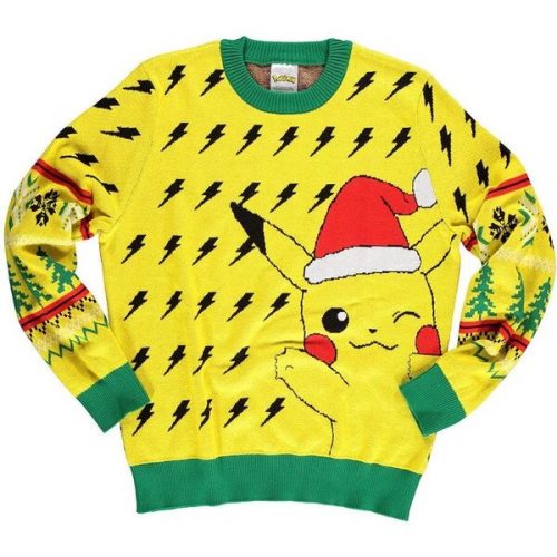 Vánoční svetr Pikachu M Difuzed
