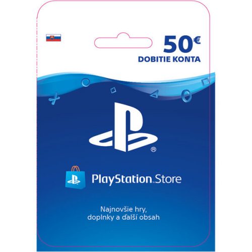 PlayStation Store - Dárková karta 50 € Sony