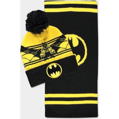 Dárkový set čepice a šála - Batman Difuzed