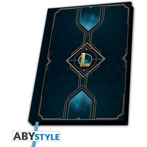 Zápisník A5 League of Legends - Hexteck Logo Abysse Corp