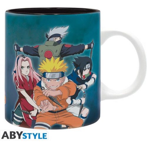 Hrnek Naruto - Team 7 vs Haku/Zabuza 320 ml Abysse Corp