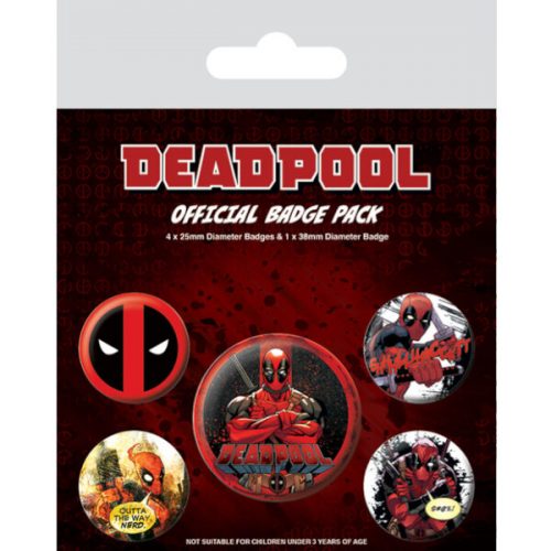 Set odznaků Deadpool ADC Blackfire