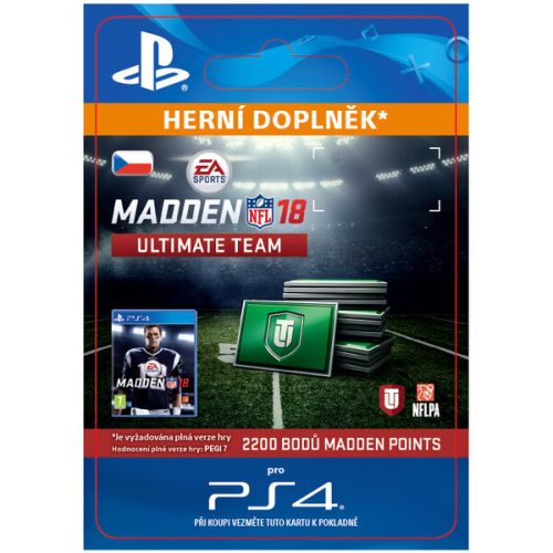 Madden NFL 18 - 2200 Ultimate Team Points (PS4) Sony