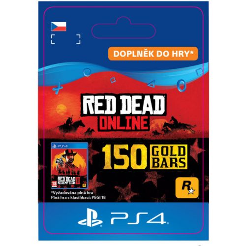 Red Dead Online: 150 Gold Bars (PS4) Rockstar Games