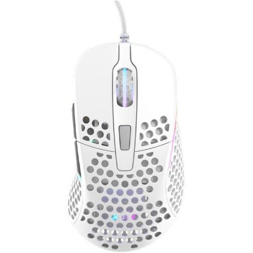 XTRFY Gaming Mouse M4 RGB herní myš bílá xtrfy