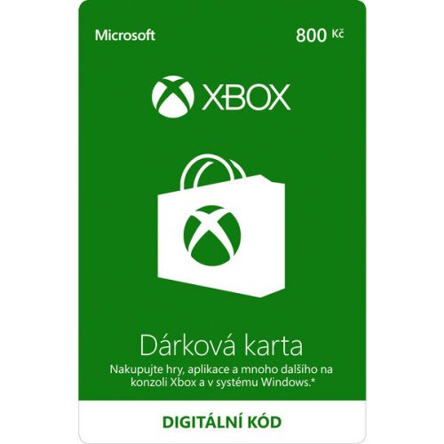 Xbox Live - kredit 800 Kč (digitální verze) Microsoft
