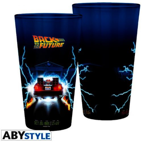 Sklenice Back to the Future - DeLorean 400 ml Abysse Corp