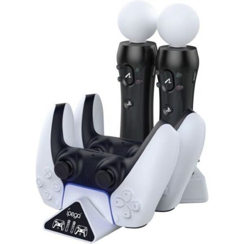 iPega P5011 dvojitý nabíjecí dok pro PS5 a PSMove ovladače iPega