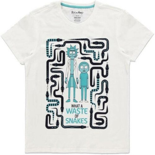 Tričko Rick & Morty - Waste Of Snakes M Difuzed