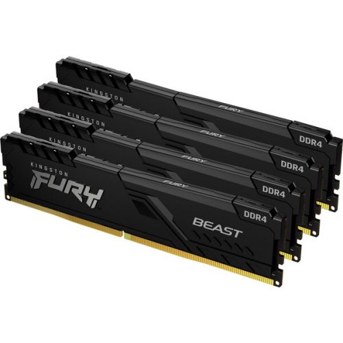 Kingston FURY Beast 128GB 3000MHz DDR4 CL16 DIMM (4x32GB) Black Kingston