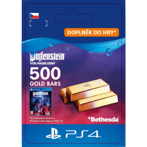 Wolfenstein: Youngblood - 500 Gold Bars (PS4) Bethesda