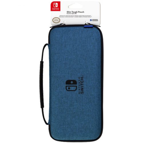 Slim Tough Pouch for Nintendo Switch OLED (Blue) HORI