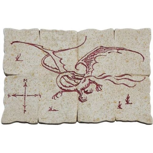 Magnet na lednici Lord of the Rings - Red Dragon Map FS Holding