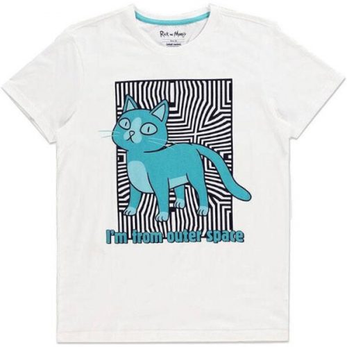 Tričko Rick & Morty - Outer Space Cat XL Difuzed