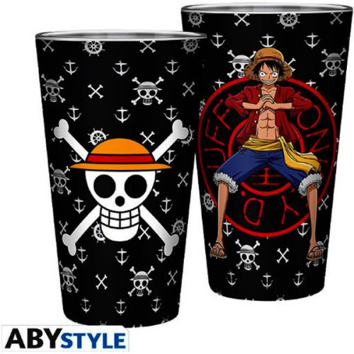 Sklenice One Piece - Luffy 400 ml Abysse Corp