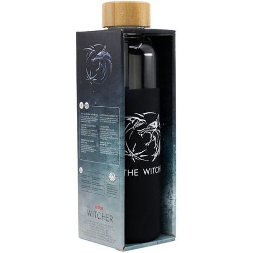 Skleněná láhev s návlekem - Zaklínač 580 ml Paladone