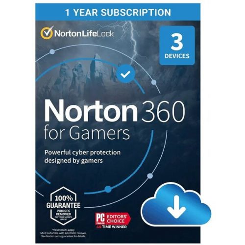 Norton 360 For Gamers 50GB CZ 1 uživatel pro 3 zařízení na 12 měsíců (ESD) Norton