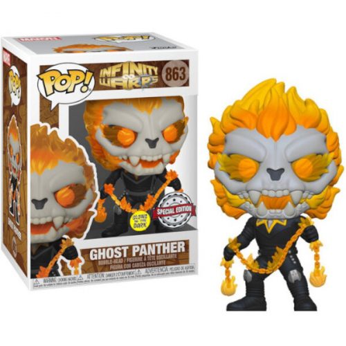 Funko POP! #863 Marvel: Infinity Warps - Ghost Panther (Special Edition) (GITD) Funko