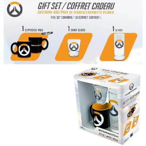 Hrnek dárkový set - Overwatch Pack Logo Europosters