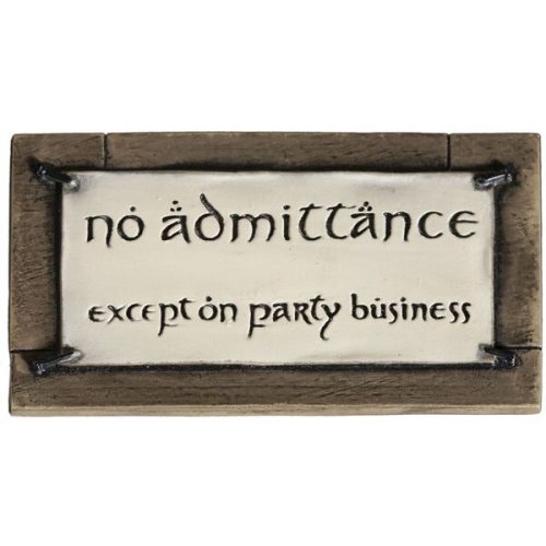 Magnet na lednici Lord of the Rings - No Admittance FS Holding