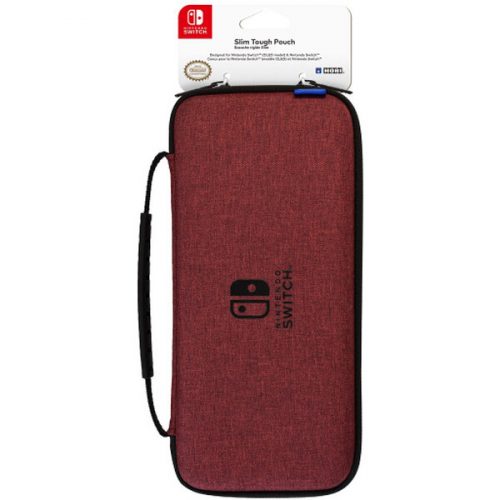 Slim Tough Pouch for Nintendo Switch OLED (Red) HORI