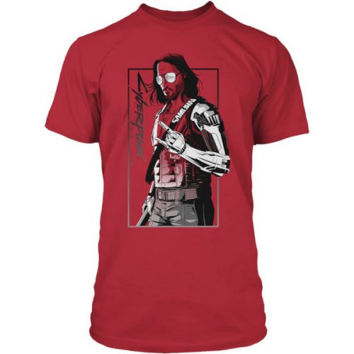 Tričko Cyberpunk 2077 - Toy Box Johnny Premium XL Jinx