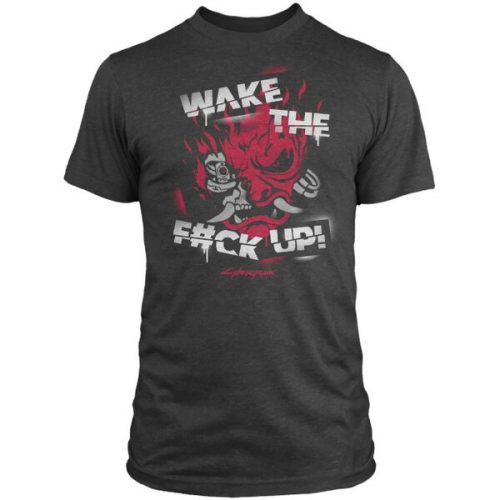 Tričko Cyberpunk 2077 - Wake Up Sketchy Premium XL Jinx