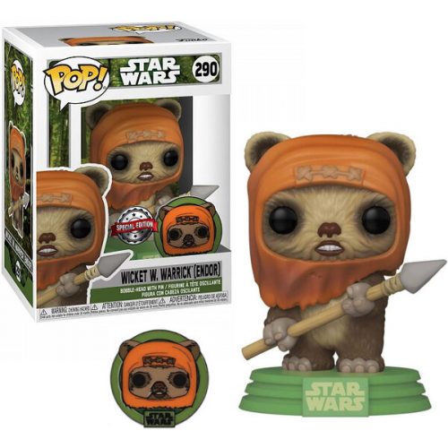 Funko POP! #290 Star Wars: ATG- Wicket w/Pin (Special Edition) Funko