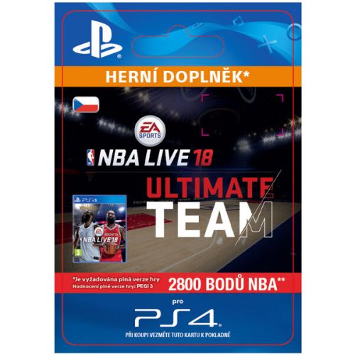NBA LIVE 18 ULTIMATE TEAM - 2800 NBA POINTS (PS4) EA