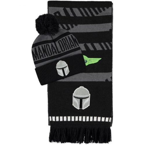 Dárkový set čepice a šála - The Mandalorian Difuzed