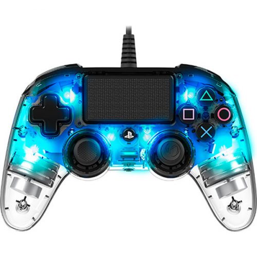 Gamepad Nacon Compact Controller Clear Blue (PS4) Bigben Interactive