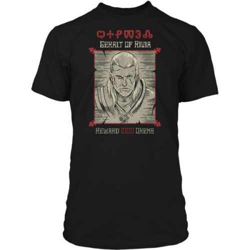 Tričko The Witcher 3 Wanted Poster Premium XL Jinx
