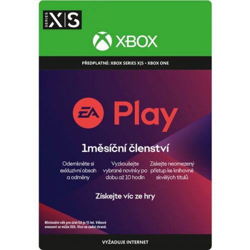 EA Play předplatné 1 měsíc (Xbox One/Xbox Series) Microsoft