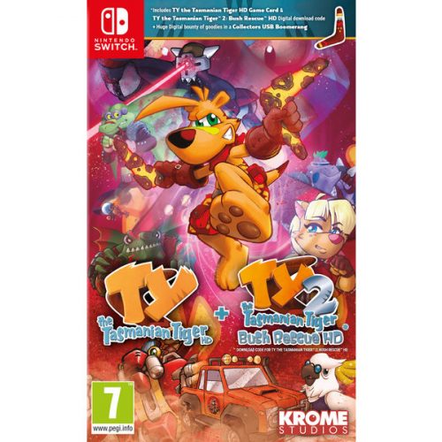 TY the Tasmanian Tiger 1 & 2 HD - Bundle (Switch) Krome Studios