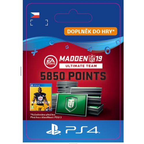 Madden NFL 19 Ultimate Team 5850 Points Pack (PS4) EA
