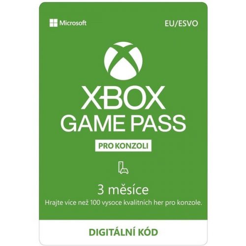 Microsoft Xbox Game Pass pro konzole 3 měsíce Microsoft