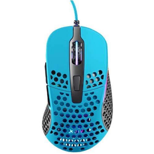 XTRFY Gaming Mouse M4 RGB herní myš modrá xtrfy