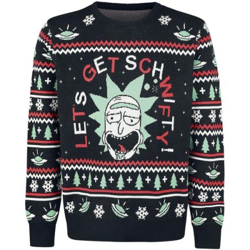 Vánoční svetr Rick and Morty - Get Schwifty XL Difuzed