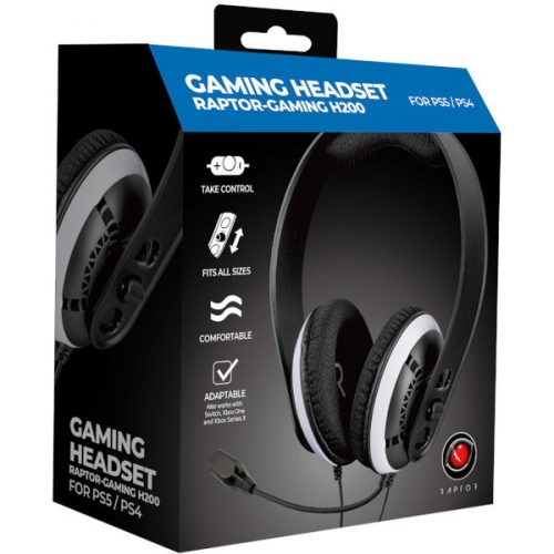 RAPTOR Gaming Headset H200 Black RAPTOR