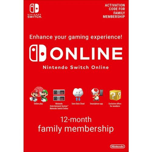 Nintendo Switch Online - 365 dní (Family) Nintendo