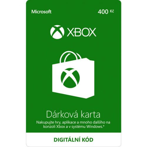 Xbox Live - kredit 400 Kč (digitální verze) Microsoft