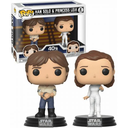 Funko POP! 2 Pack Star Wars - Han Solo and Princess Leia Funko