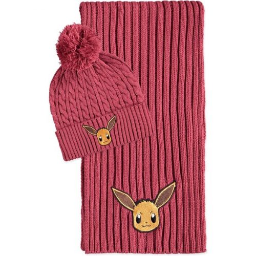 Dárkový set čepice a šála - Pokémon Eevee Difuzed